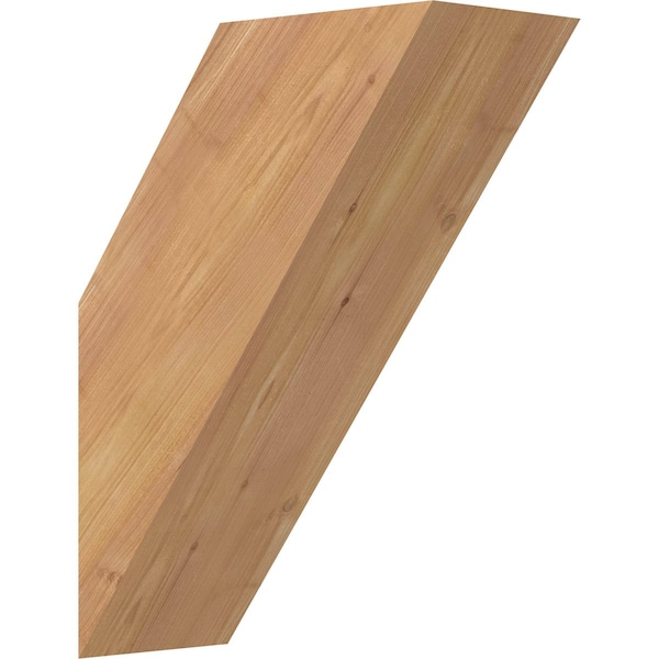 Ekena Millwork 5 1/2"W x 12"D x 16"H Traditional Smooth Knee Brace, Western Red Cedar BRC06X12X16TRA00SWR - main